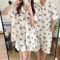 韓國棉紗小熊睡衣