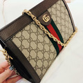 Gucci 經典老花側背鏈條包_2