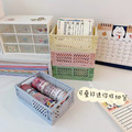 塑膠折疊收納籃_5