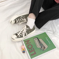 韓國超百搭開口笑帆布鞋_5