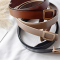 訂製款真皮方頭皮帶