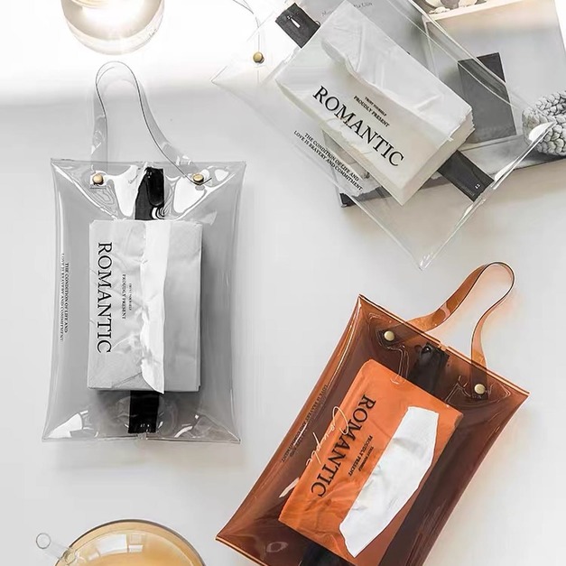 設計感透明面紙套