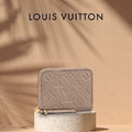 Louis vuitton 奶茶拉鍊零錢包