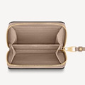 Louis vuitton 奶茶拉鍊零錢包_1