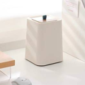 無印風桌上型帶蓋垃圾桶_1