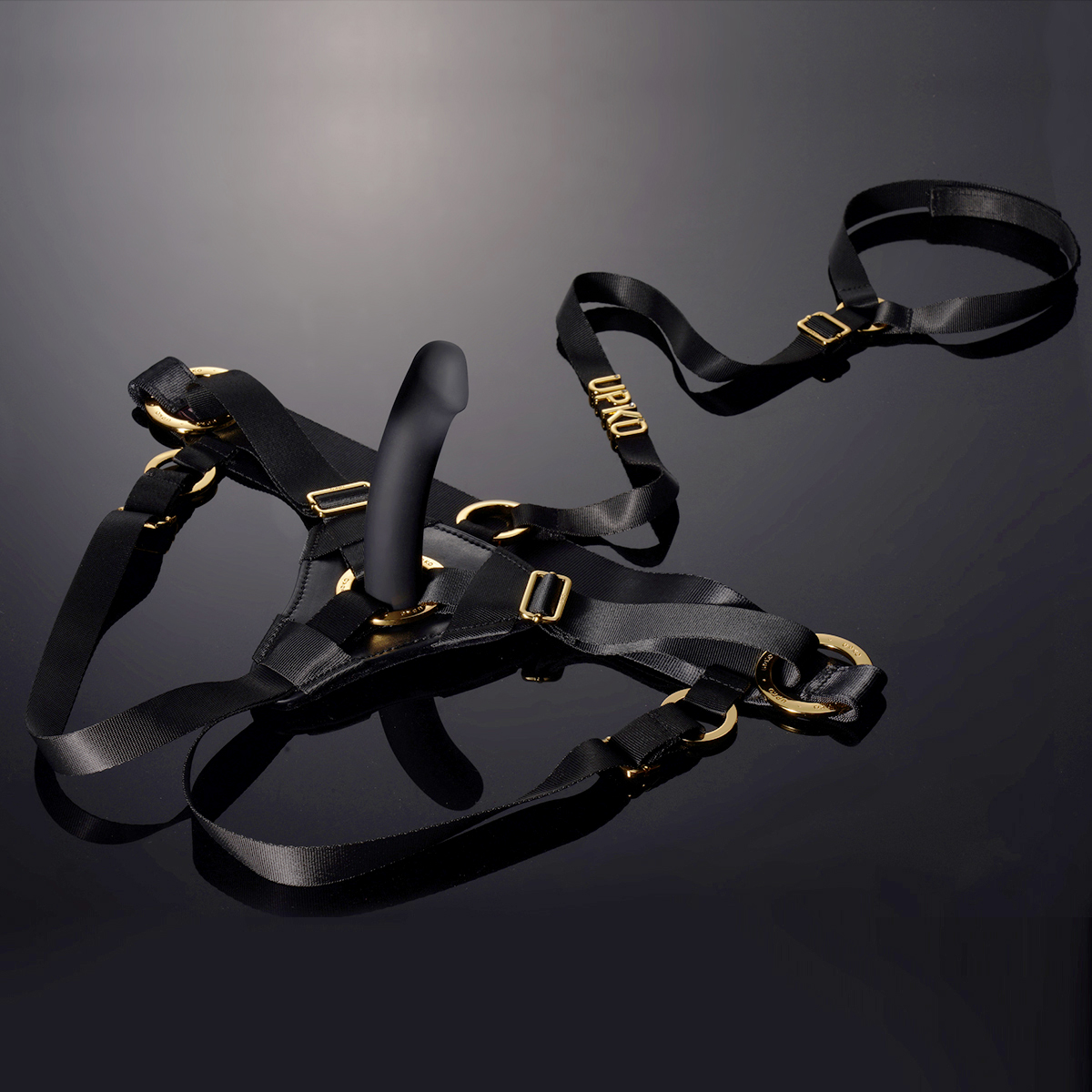 UPKO女用穿戴褲+震動陽具套組