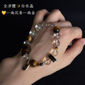 「靜域之光」白水晶 &times; 虎眼石 &times; 奇楠沉香能量手鍊_2