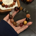 暮曜豐域｜天然虎眼 &times; 黑金超 &times; 草莓晶能量手鍊_4