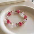 莓光戀語．草莓晶 &times; 莫桑比克粉晶 &times; 薔薇輝 &times; 橄欖石精品能量手串_3