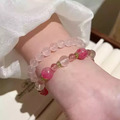 莓光戀語．草莓晶 &times; 莫桑比克粉晶 &times; 薔薇輝 &times; 橄欖石精品能量手串_6