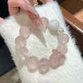 《櫻雪初語》粉水晶雪花幽靈手鍊_3