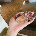 暮光流金・紫塔晶黃阿賽手串_3