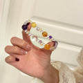 晨曦如願｜黃塔晶 &times; 黃膠花 &times; 紫鋰輝 &times; 金鋰雲母能量手串_6