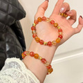 熾陽流金｜黃膠花・紅膠花能量手串_3