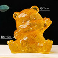 【晶夢守護】天然水晶碎石小熊擺件_2