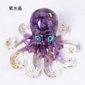 【海洋秘境】天然水晶礦石章魚擺件_5