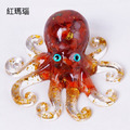 【海洋秘境】天然水晶礦石章魚擺件