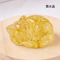 【夢境守護】天然水晶碎石滴膠小睡貓_5