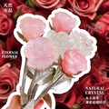 【晨露玫瑰】天然水晶玫瑰花擺件_4