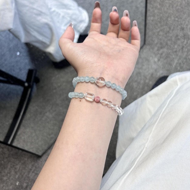 海藍之心純淨戀語手串