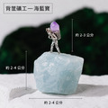 【礦脈之光】天然原石礦工擺件_9
