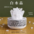 【晶簇聚能】天然水晶碎石晶簇盆栽擺件_7