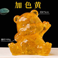 【晶夢守護】天然水晶碎石小熊擺件_1