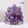 【幻彩靈狐】九尾狐水晶藝術擺件_12