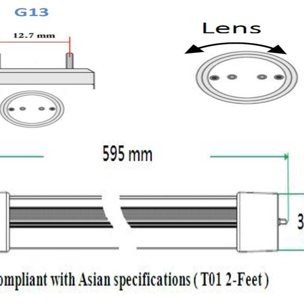 驅蚊燈管二呎 / LED驅蚊燈管 / 無塵室黃光燈管T8 / 防蛾黃光燈管 / 美容黃光燈 / 耐寒冷凍燈管