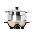 SONGEN松井 - 3L不鏽鋼蒸煮烤多功能料理電火鍋/煎烤鍋/電蒸鍋 SG-830P_1