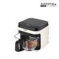 SONGEN松井 - 日系3D熱旋5.5L晶鑽玻璃氣炸鍋/烘烤爐/氣炸烤箱 SG-421GAF
