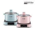 SONGEN松井 - 智慧升降湯料分離多功能料理鍋/電火鍋/電飯鍋/蒸煮鍋 (顏色任選)