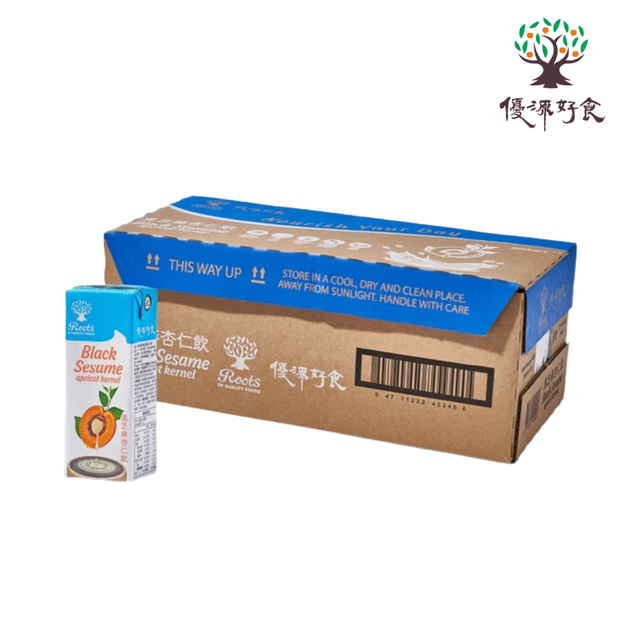 優源好食 - 黑芝麻杏仁飲 200ml x 24入