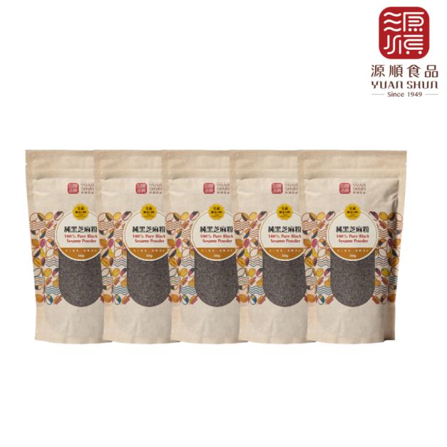 源順食品  純黑芝麻粉 |  5入