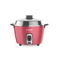 TATUNG 大同 6人份不鏽鋼配件保溫開關電鍋-櫻桃紅 TAC-06R-MR