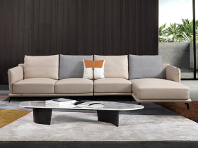 Stanley史坦利｜L型貓抓皮沙發