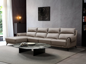 Berger格吉爾｜L型貓抓皮沙發