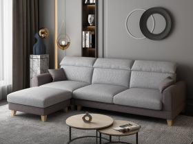 Teutonic條頓｜L型貓抓皮沙發