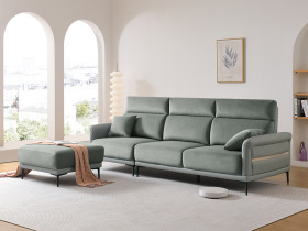 Lowe洛菲｜L型貓抓皮沙發