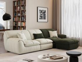 米爾｜L型貓抓布沙發