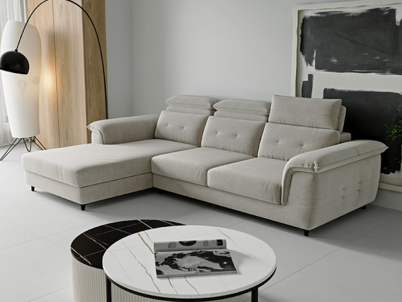 克利｜L型貓抓布沙發