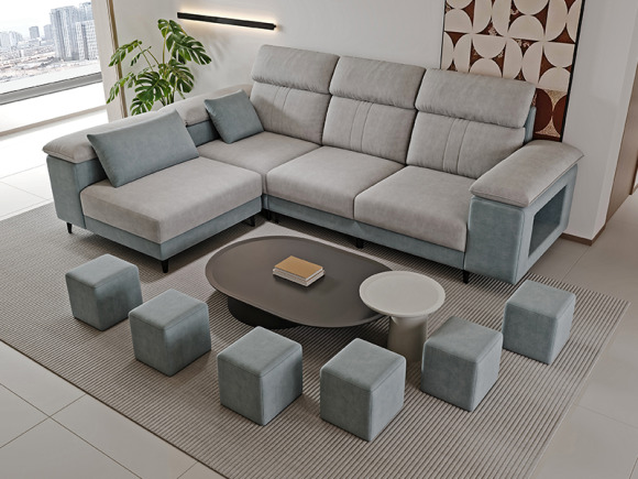 基斯｜L型貓抓布沙發