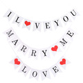 LOVE / MARRY ME / I love you掛旗