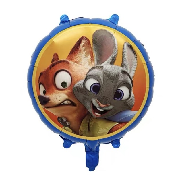 18吋動物方城市哈茱蒂&胡尼克鋁箔氣球