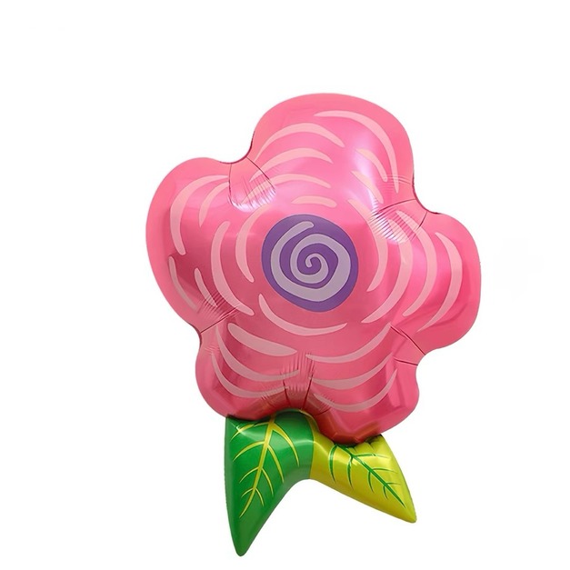 紅花鋁箔氣球