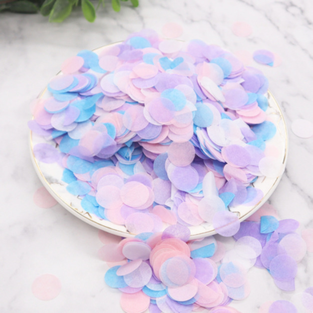 紫/藍/粉/白 混色