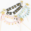 生日快樂魚尾掛旗 蛋糕插旗_2