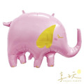 (白/粉/藍)大象氣球_2