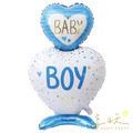 BABY BOY/GIRL站立愛心氣球_1