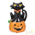 萬聖節南瓜與黑貓(大&迷你)